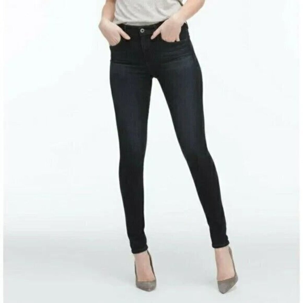 AG Adriano Goldschmied Farrah High Rise Skinny Jeans Brooks Dark Wash